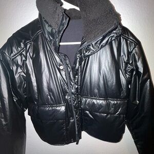 Black Women's Puffer Jacket